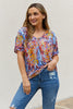 Be Stage Full Size Printed Dolman Flowy Top-Teresa's Fashionista LLC