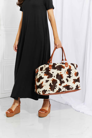 Animal Print Plush Weekender Bag-Teresa's Fashionista LLC
