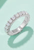 2.3 Carat Moissanite 925 Sterling Silver Eternity Ring-Teresa's Fashionista LLC
