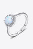 Platinum-Plated 4-Prong Opal Ring-Teresa's Fashionista LLC
