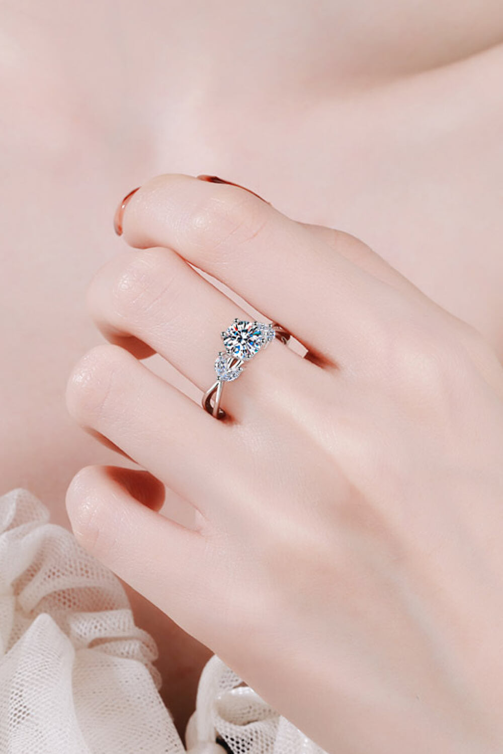 Come With Me 1 Carat Moissanite Ring-Teresa's Fashionista LLC