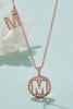 Moissanite K to T Pendant Necklace-Teresa's Fashionista LLC