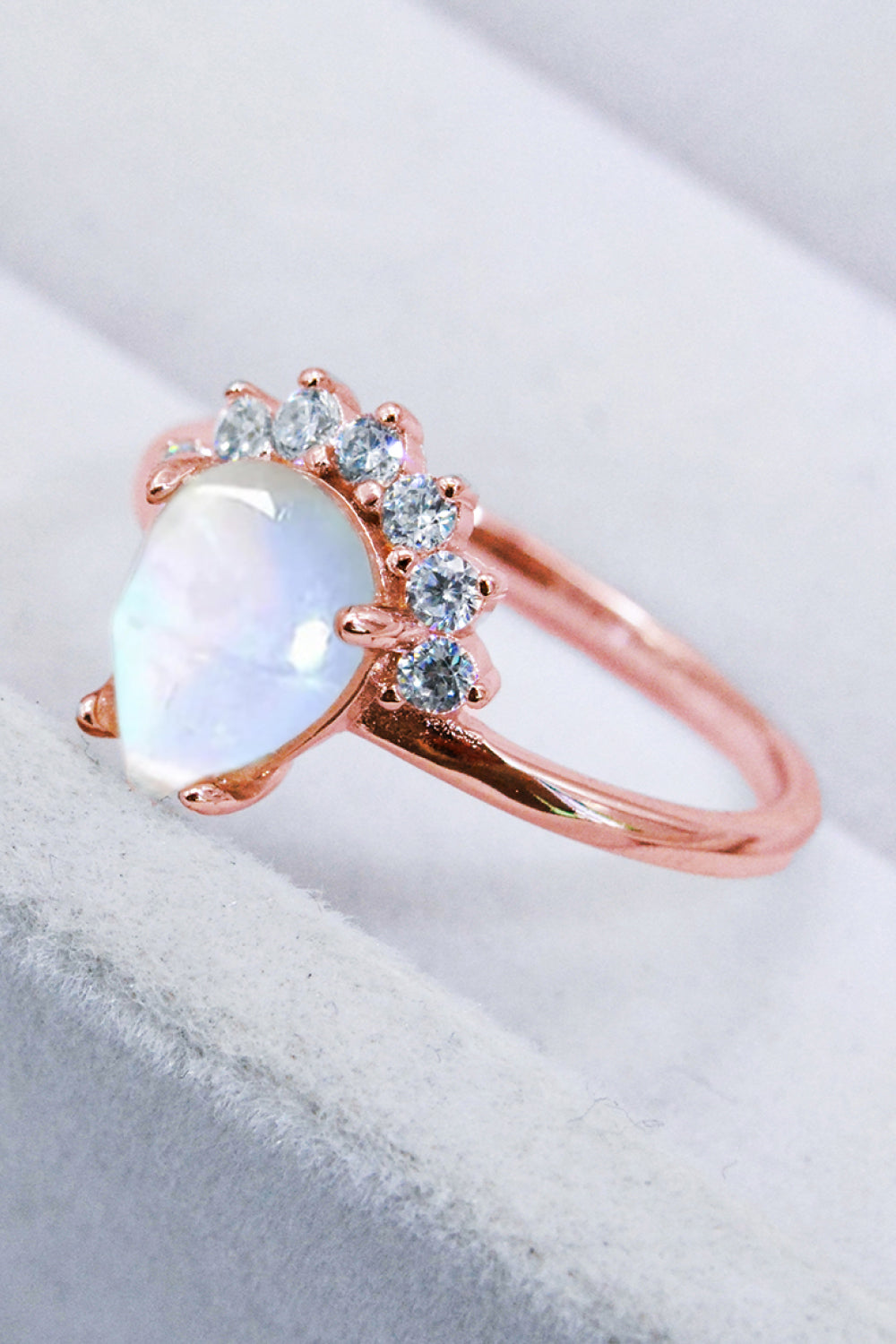 925 Sterling Silver Moonstone Ring-Teresa&#39;s Fashionista LLC