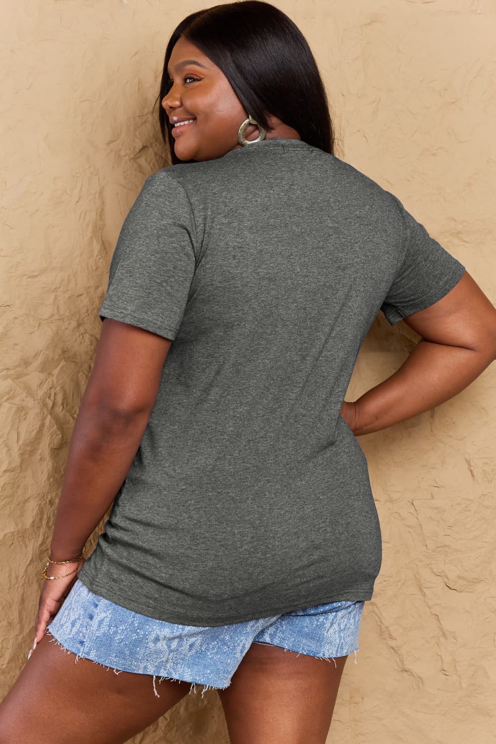 Simply Love Full Size BOO Graphic Cotton T-Shirt-Teresa&#39;s Fashionista LLC