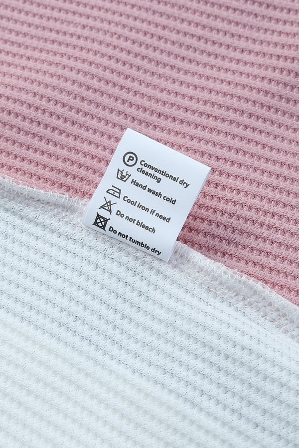 Multicolored Striped Waffle-Knit Sleeveless Tank-Teresa's Fashionista LLC