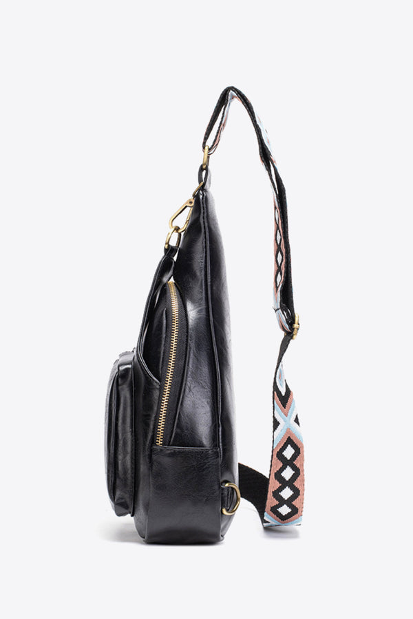 All The Feels PU Leather Sling Bag-Teresa's Fashionista LLC