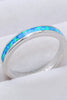 925 Sterling Silver Opal Ring in Sky Blue-Teresa's Fashionista LLC