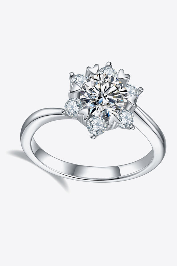 1 Carat Moissanite Zircon Ring-Teresa's Fashionista LLC