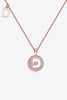 Moissanite A to J Pendant Necklace-Teresa's Fashionista LLC