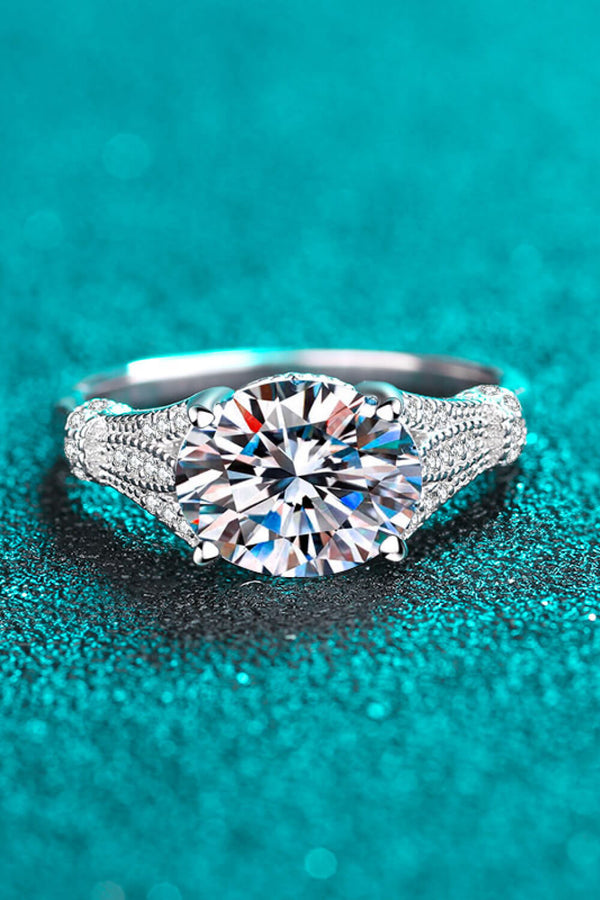 Unpredictable Day 3 Carat Moissanite Ring-Teresa's Fashionista LLC