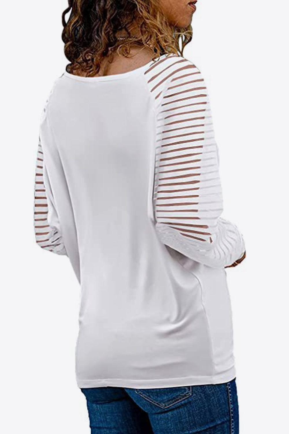 V-Neck Long Raglan Sleeve Top-Teresa's Fashionista LLC