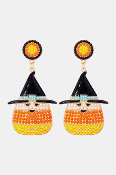 Witch's Hat Shape Synthetic Pearl Dangle Earrings-Teresa's Fashionista LLC