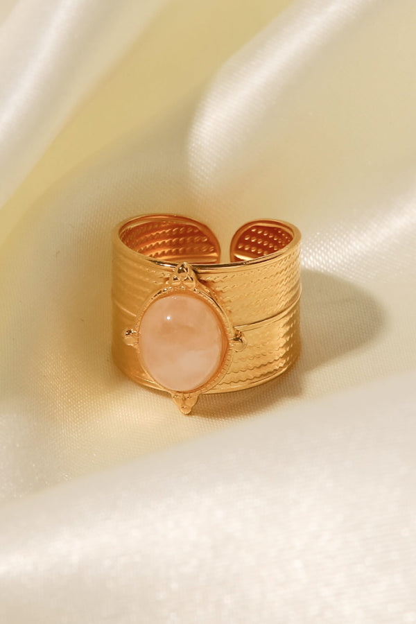 18K Gold-Plated Wide Open Ring-Teresa's Fashionista LLC