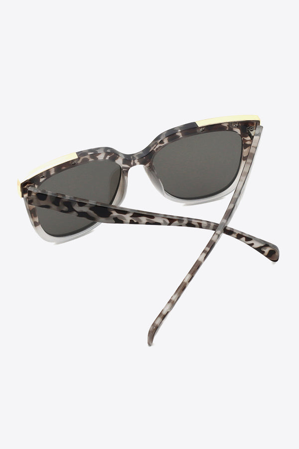 Tortoiseshell Polycarbonate Frame Full Rim Sunglasses-Teresa's Fashionista LLC