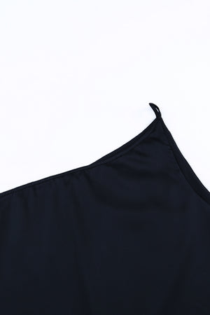 One-Shoulder Sleeveless Top-Teresa's Fashionista LLC