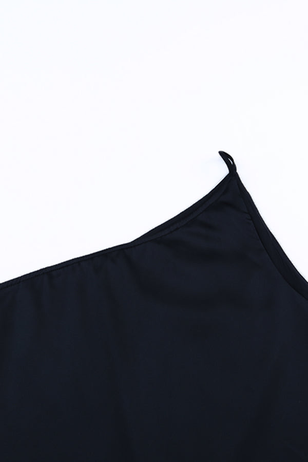 One-Shoulder Sleeveless Top-Teresa's Fashionista LLC