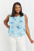 Sew In Love Off To Brunch Full Size Floral Tank Top-Teresa's Fashionista LLC
