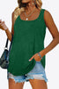 Curved Hem Square Neck Tank-Teresa's Fashionista LLC