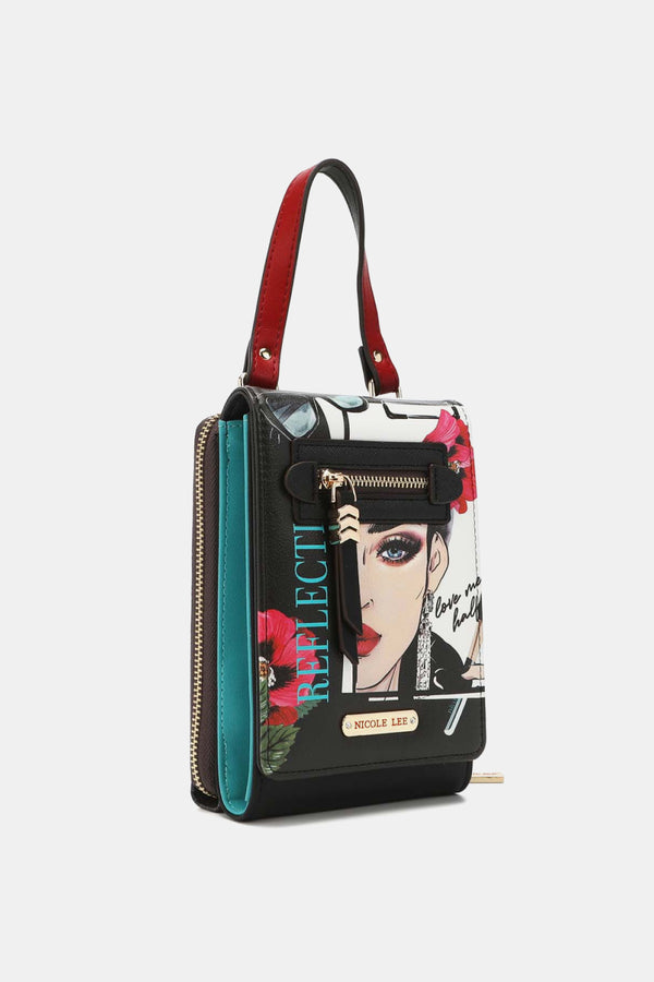 Nicole Lee USA Small Crossbody Wallet-Teresa's Fashionista LLC