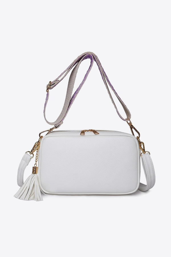 PU Leather Tassel Crossbody Bag-Teresa's Fashionista LLC