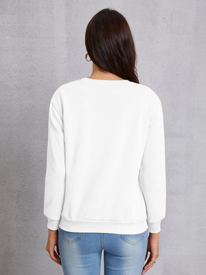 ST. PATRICK'S DAY Graphic Round Neck Sweatshirt-Teresa's Fashionista LLC