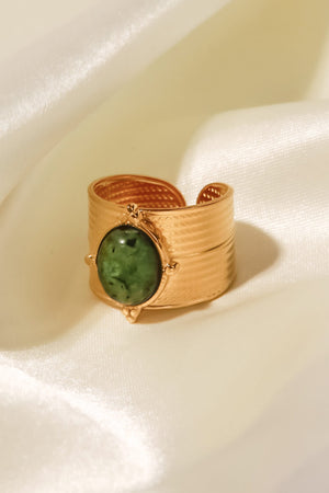 18K Gold-Plated Wide Open Ring-Teresa's Fashionista LLC