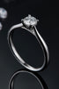 Moissanite 925 Sterling Silver Solitaire Ring-Teresa's Fashionista LLC