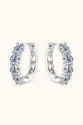 2.4 Carat Moissanite Huggie Earrings-Teresa's Fashionista LLC