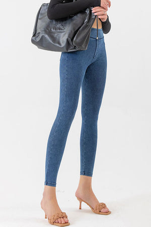 High Waist Skinny Jeans-Teresa's Fashionista LLC