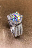 3 Carat Moissanite Three-Layer Ring-Teresa's Fashionista LLC