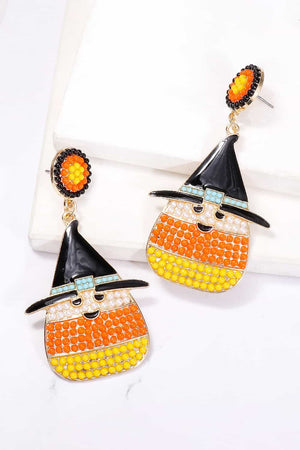 Witch's Hat Shape Synthetic Pearl Dangle Earrings-Teresa's Fashionista LLC