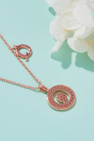 Moissanite K to T Pendant Necklace-Teresa's Fashionista LLC