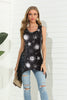 Printed Scoop Neck Strappy Tank-Teresa's Fashionista LLC