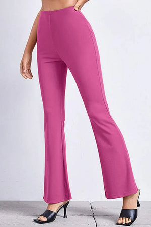 High Rise Flare Pants-Teresa's Fashionista LLC