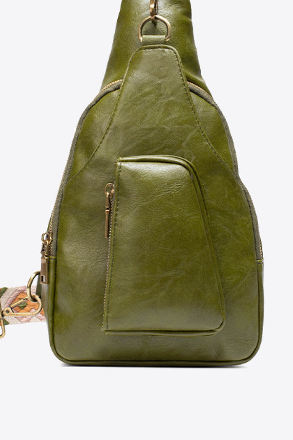 All The Feels PU Leather Sling Bag-Teresa's Fashionista LLC