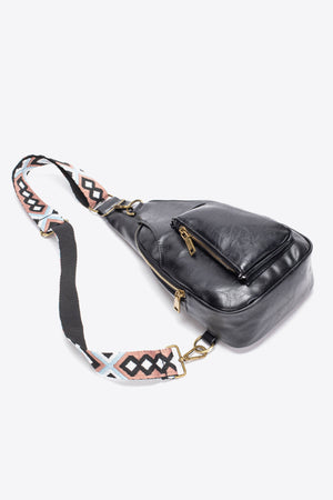 All The Feels PU Leather Sling Bag-Teresa's Fashionista LLC