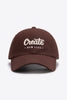 CREATE NEW LIFE Adjustable Cotton Baseball Cap-Teresa's Fashionista LLC