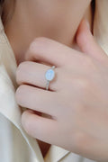 Moonstone 925 Sterling Silver Ring-Teresa's Fashionista LLC