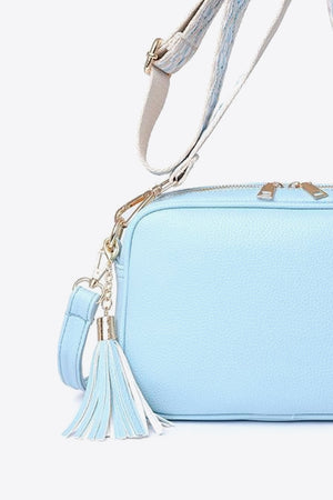 PU Leather Tassel Crossbody Bag-Teresa's Fashionista LLC
