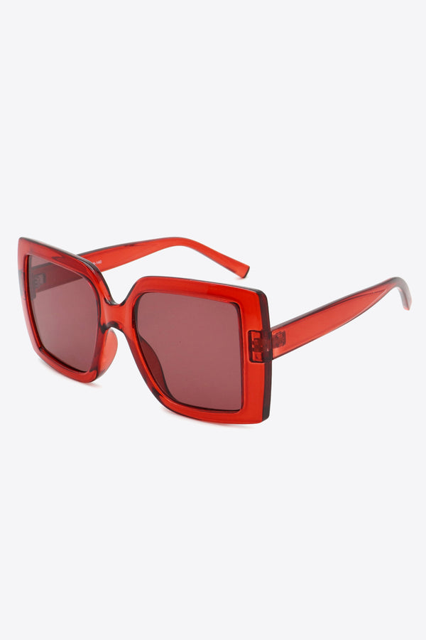 Acetate Lens Square Sunglasses-Teresa's Fashionista LLC
