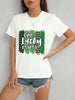 ONE LUCKY MAMA Round Neck T-Shirt-Teresa's Fashionista LLC