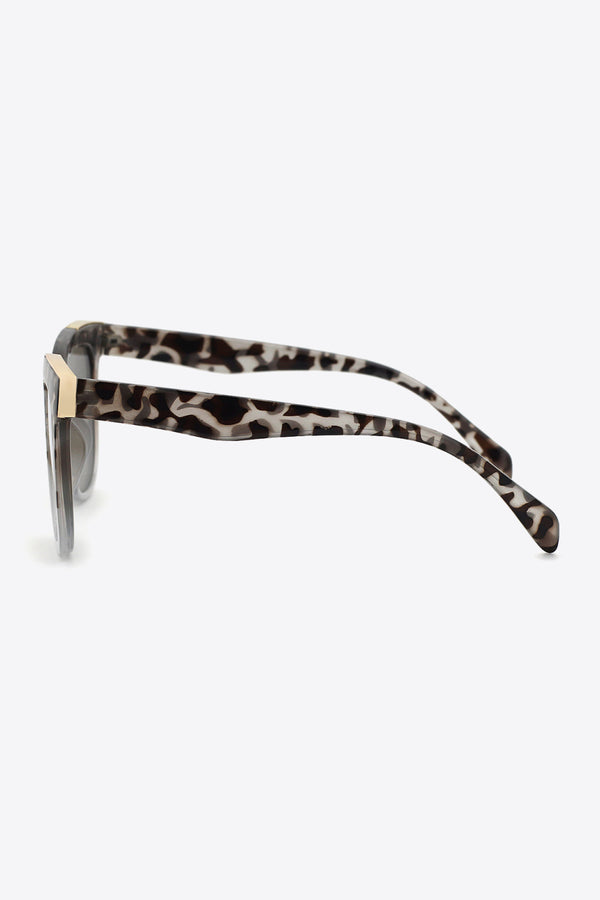 Tortoiseshell Polycarbonate Frame Full Rim Sunglasses-Teresa's Fashionista LLC