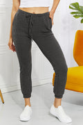 Blumin Apparel Full Size Easy Living Ribbed Joggers-Teresa's Fashionista LLC