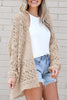 Openwork Open Front Long Sleeve Cardigan-Teresa's Fashionista LLC
