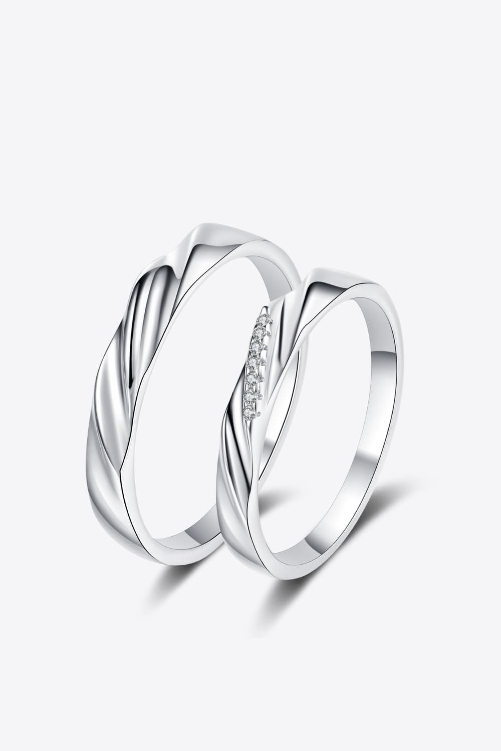 Minimalist 925 Sterling Silver Rhodium-Plated Ring-Teresa's Fashionista LLC
