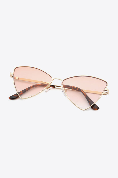 Metal Frame Cat-Eye Sunglasses-Teresa's Fashionista LLC