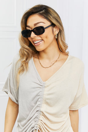 Oval Full Rim Sunglasses-Teresa's Fashionista LLC