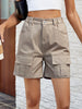 Pocketed High Waist Denim Shorts-Teresa's Fashionista LLC