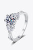 Come With Me 1 Carat Moissanite Ring-Teresa's Fashionista LLC