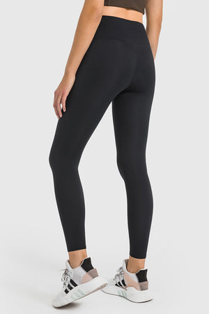 High Waist Ankle-Length Yoga Leggings-Teresa's Fashionista LLC